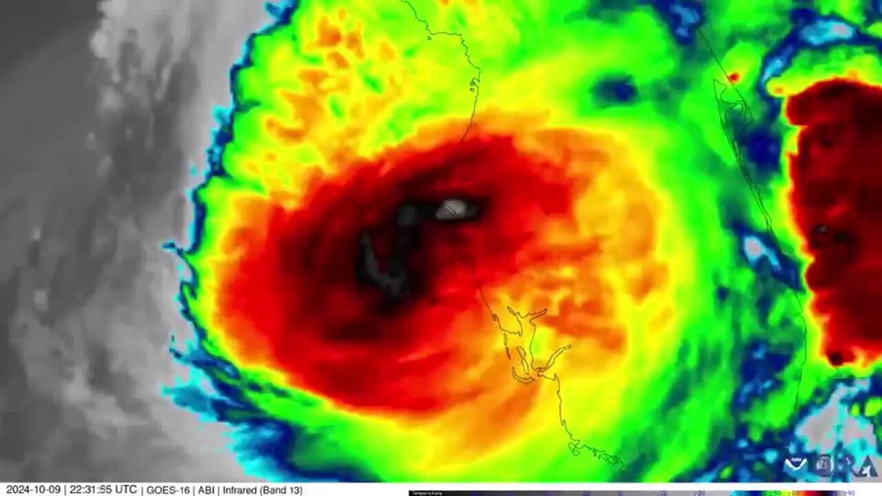 Satellite Imagery Shows Hurricane Milton Making Landfall | NT News