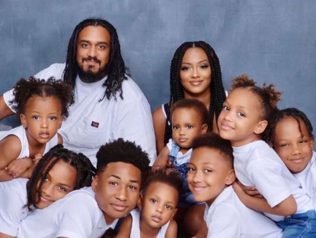 A Texas Mum has 9 sons but really wants a daughter. Picture: TikTok