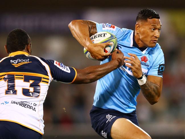 Israel Folau has charged headfirst into another controversy. Picture: Getty Images