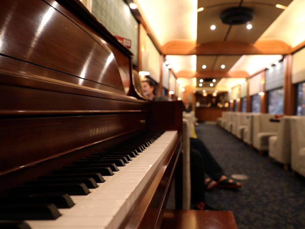 Inside the adventurous luxury locomotive. Picture: Nicholas Eagar