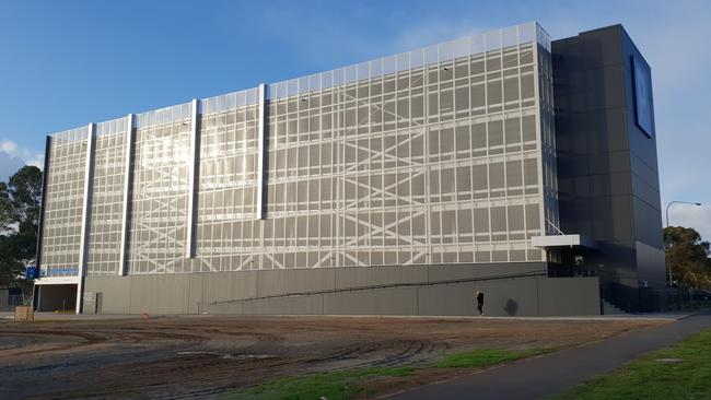 The carpark built by Playford Council in the Elizabeth CBD has made $1884 in two years. Picture: Colin James