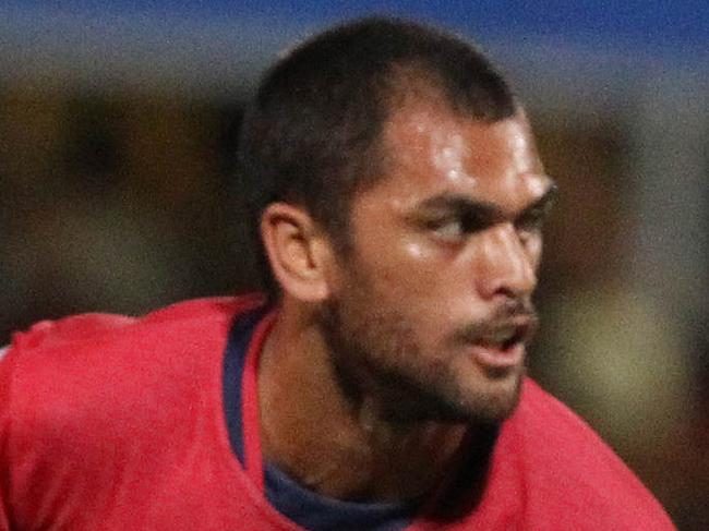 SPORT BCM 6.2.15 -Karmichael Hunt - QUEENSLAND REDS vrs CRUSADERS - pic Adam Smith