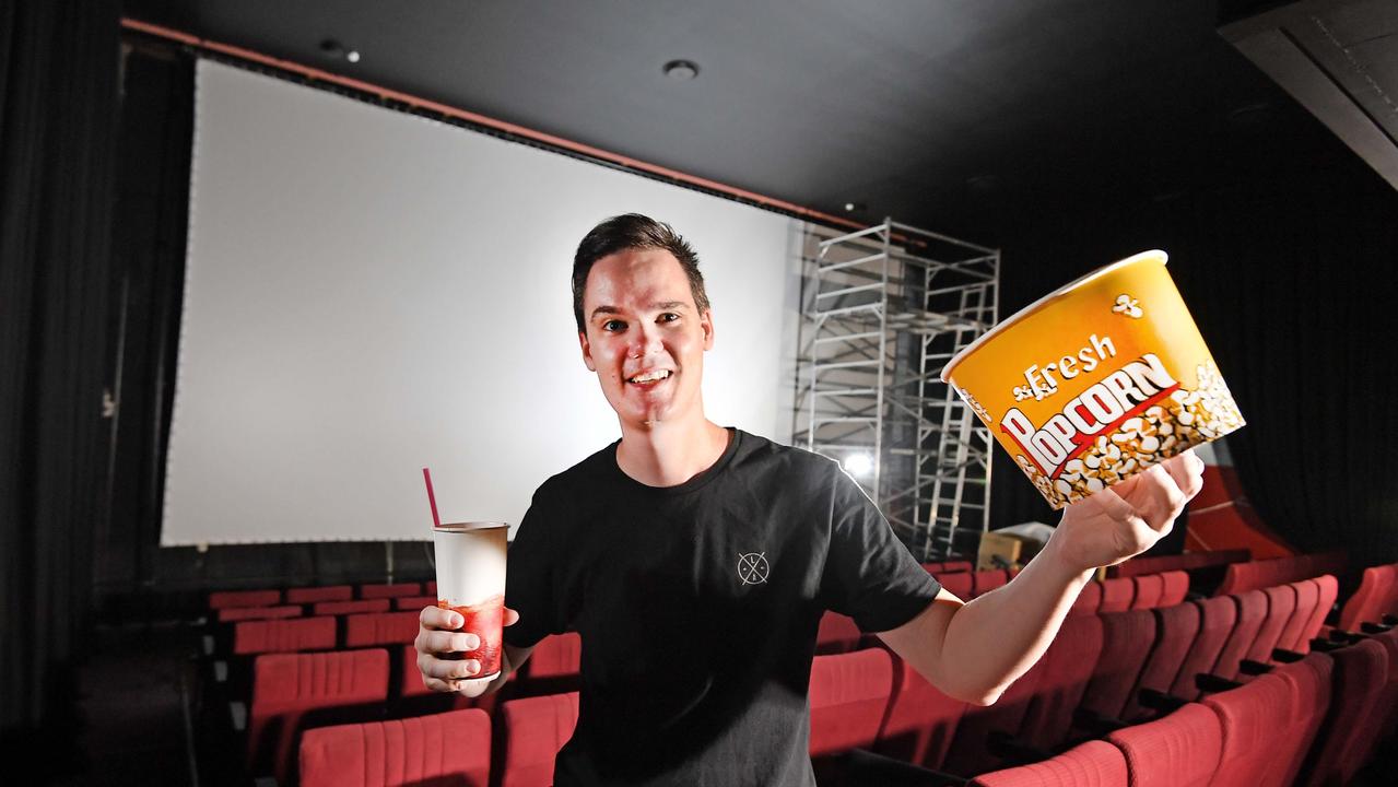 Strand Cinema Caloundra will be back in operation on the November 24 with new owner Luke Warburton. Picture: Patrick Woods.