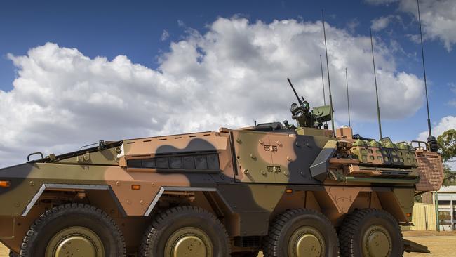 Launch of the new Combat Reconnaissance Vehicles Boxer Vehicle Land 400, Phase 2 for the Australian Defence Force at Gallipoli Barracks.