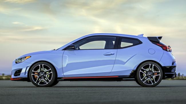 It may be hard to build a business case for the Veloster N in Australia. Picture: Supplied.