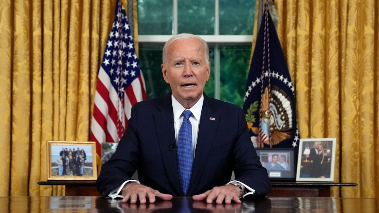 ‘Pass the torch’: Joe Biden speaks on decision to drop out of election race