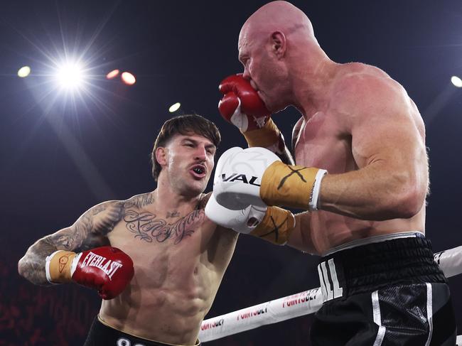 Scott knocked out AFL legend Barry Hall last year. Picture: Matt King/Getty Images