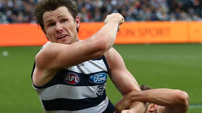 Patrick Dangerfield was an on-field hero in the final term. Picture: Getty Images