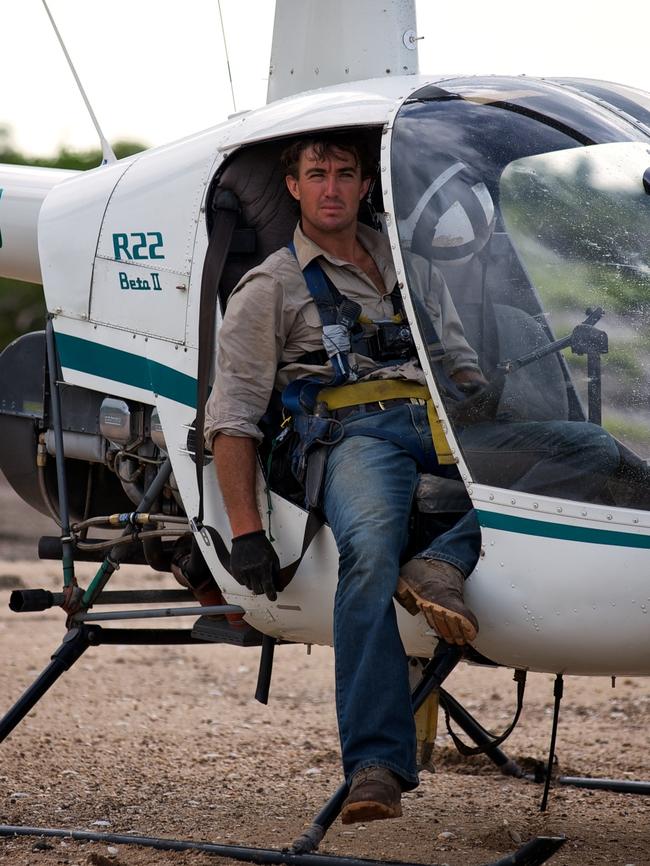 Matt Wright as the star of The Outback Wrangler in 2011.