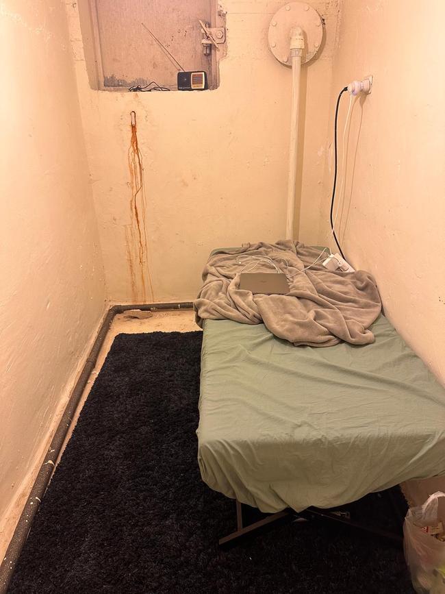 The bed in the shelter. Picture: Supplied