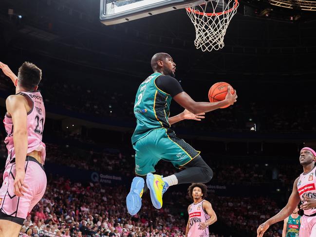 JackJumpers and import Milton Doyle remain in talks ahead of the NBL26 season. (Photo by Mark Evans/Getty Images)