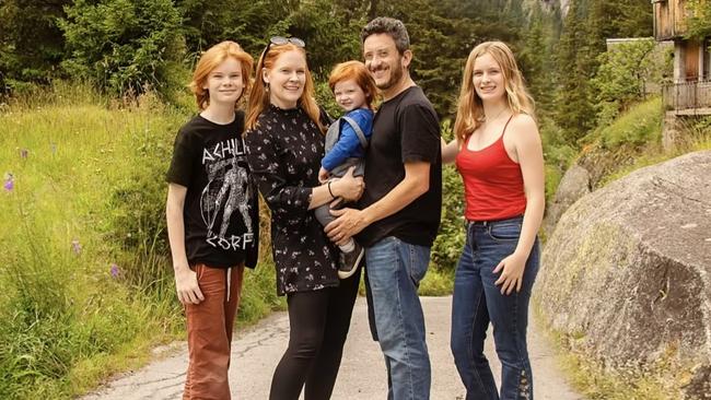 Laura Johansen and family. Picture: Supplied/Laura Johansen