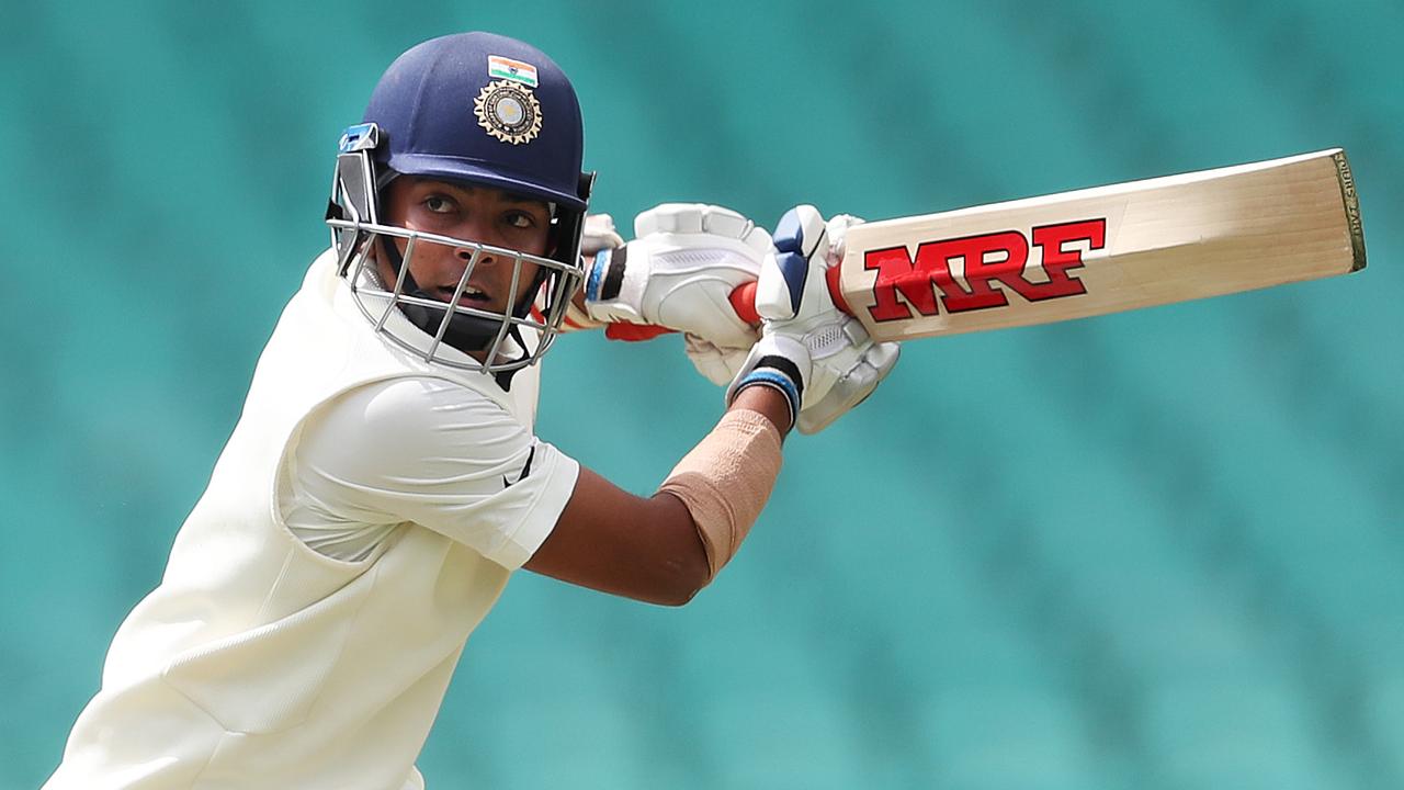 Prithvi Shaw would be a wildcard choice to replace Virat Kohli. Picture: Phil Hillyard