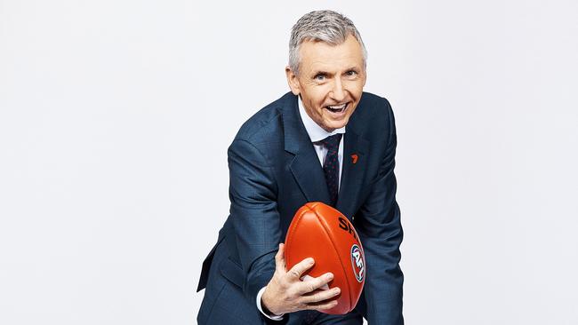 Bruce McAvaney says the pandemic may have given his broadcasting career a ‘longer life.’ Picture: Supplied.