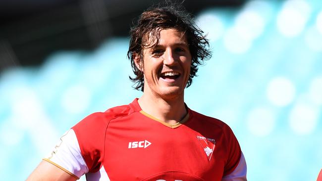 Kurt Tippett at training this week. Picture: AAP