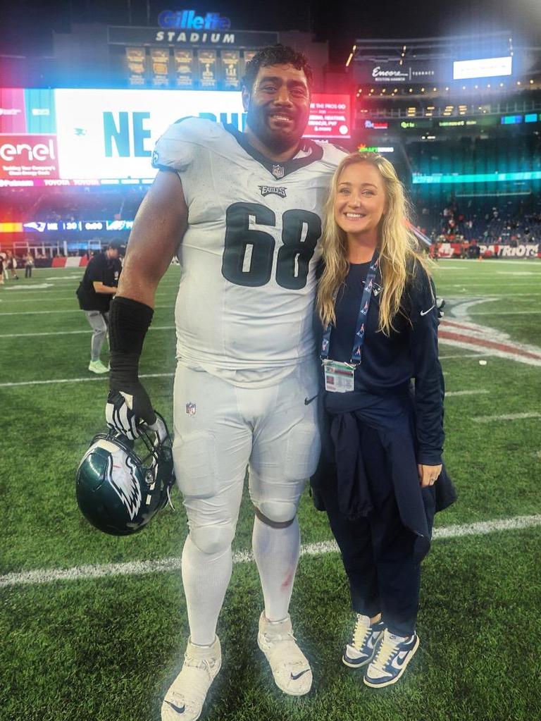 The Australian connection; Stephanie Burnham meets up with Jordan Mailata.