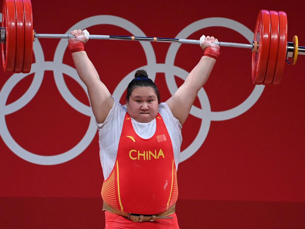 Tokyo Olympics Li Wenwen weightlifting gold medal, Laurel Hubbard