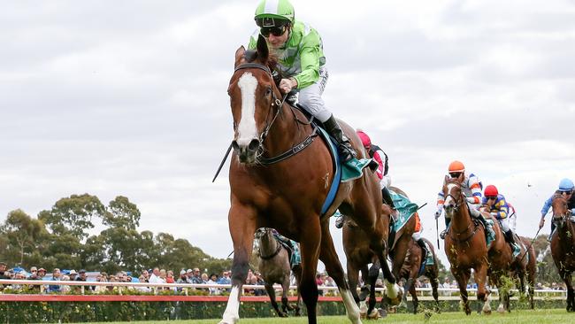 Shesallshenanigans will be out to build on a lucrative two-year-old season when the filly returns in the Quezette Stakes at Caulfield. Picture: Racing Photos via Getty Images.