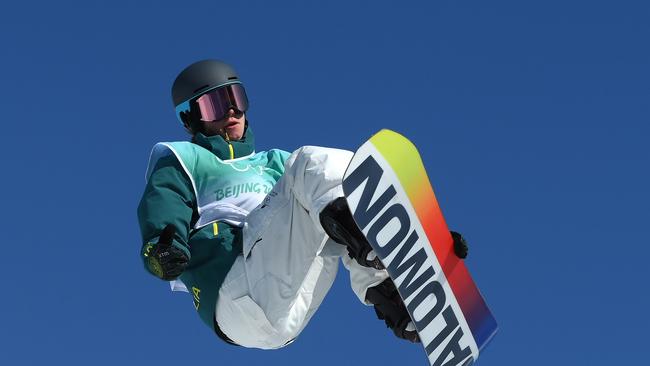 Tess Coady can achieve Australian Winter Olympic history in the Big Air final today. Picture: Getty