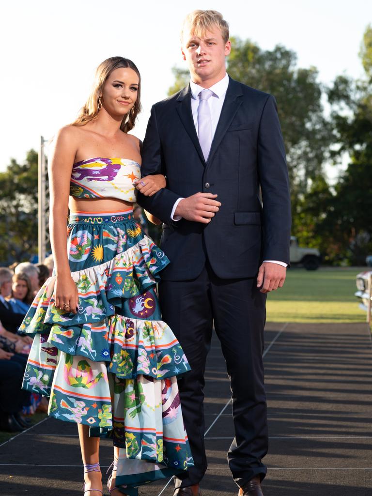 Maddison Argus and Henry Kallquist at the 2024 Rockhampton Grammar School formal.