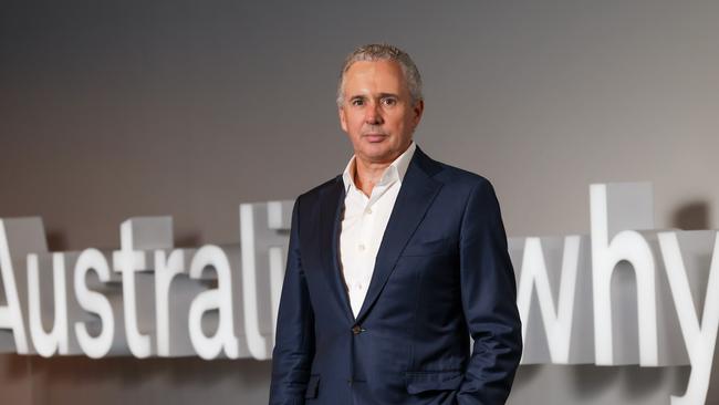 Outgoing Telstra CEO Andy Penn. Picture : NCA NewsWire / Ian Currie