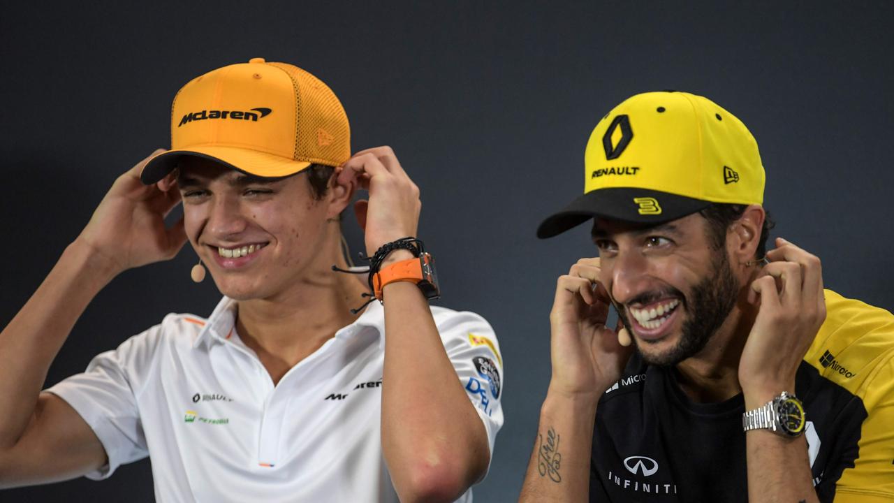 Lando Norris and Daniel Ricciardo will link up at McLaren.
