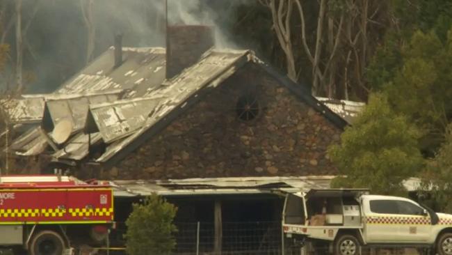 Mr Loosemore was charged with murder and arson after a house fire at Goldie last year. Picture: 9NEWS