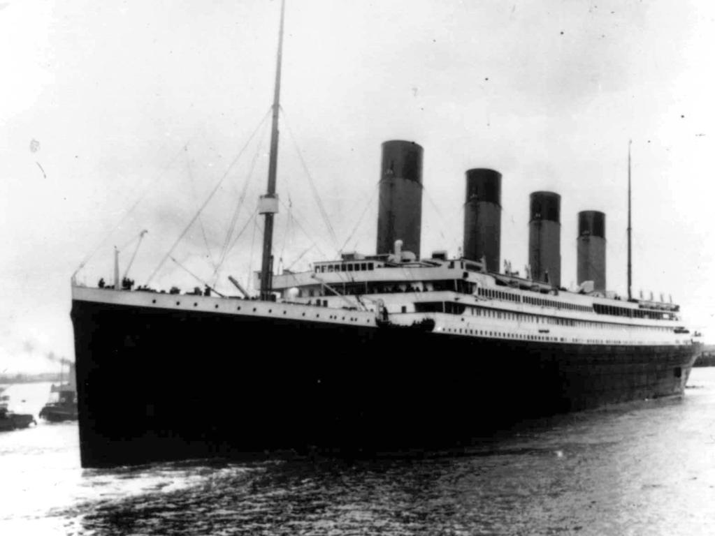 The luxury ocean liner Titanic is pictured leaving Southampton, England, at the start of her maiden voyage on April 10, 1912. On April 15, just five days after it left bound for New York, it was gone. Picture: AP Photo/file image