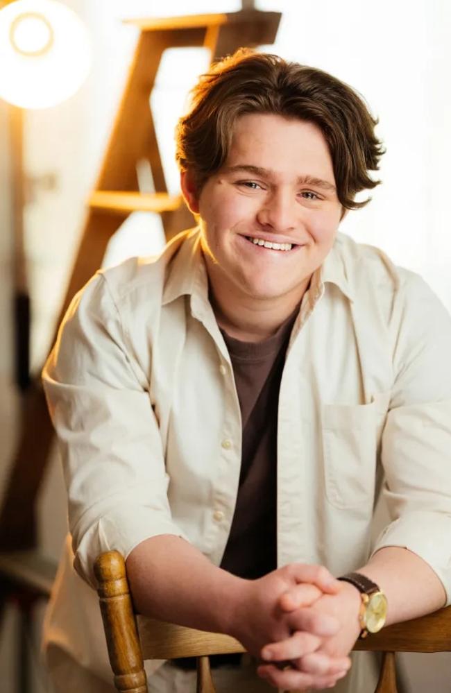 Liam Waldock is currently studying Classical Voice at the prestigious Griffith University Queensland Conservatorium of Music. Picture: Contributed