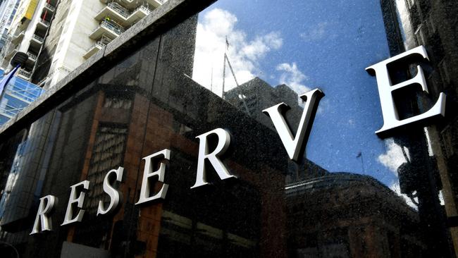 The Reserve Bank of Australia building in Sydney. Picture: AAP