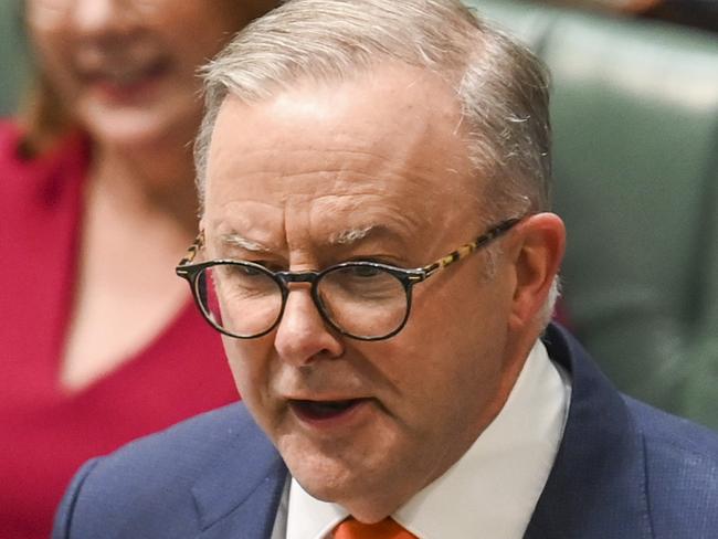 CANBERRA, AUSTRALIA, NewsWire Photos. JUNE 1, 2023: The Prime Minister, Anthony Albanese during Question Time at Parliament House in Canberra. Picture: NCA NewsWire / Martin Ollman