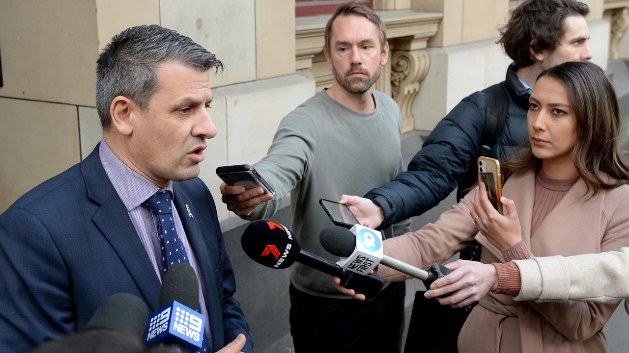 Police Association boss Wayne Gatt expressed his shock over the verdict. Picture: Andrew Henshaw