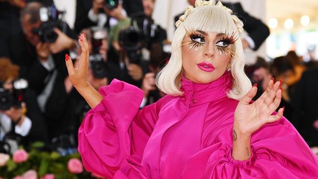 Lady Gaga is pretty in pink at the Met Gala. Picture: Getty Images for The Met Museum/Vogue