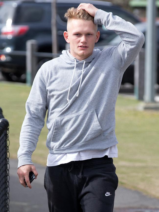 Treloar and the Pies were back at the Holden Centre the day after their win. Picture: Sarah Matray