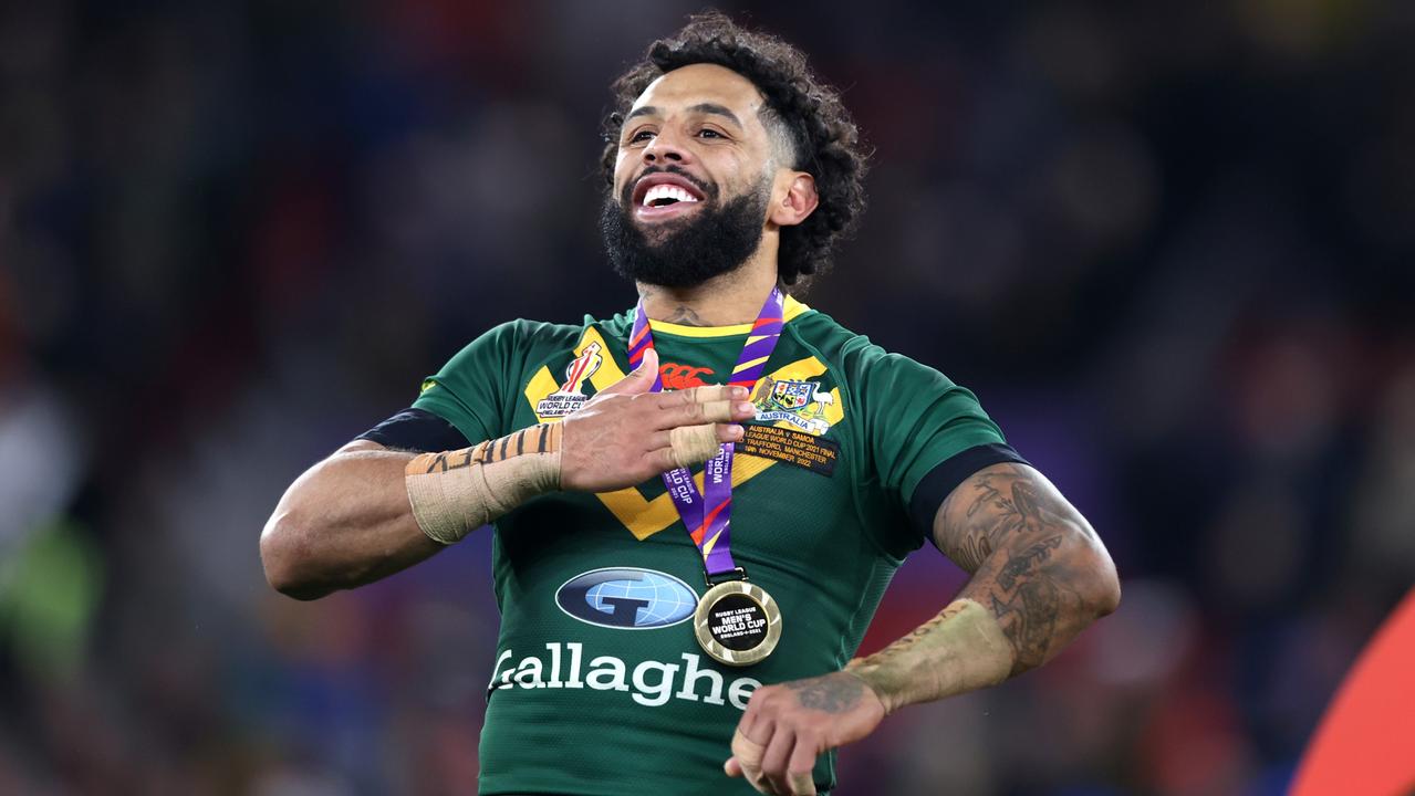 Josh Addo-Carr starred at last year’s World Cup. Picture: Naomi Baker/Getty Images