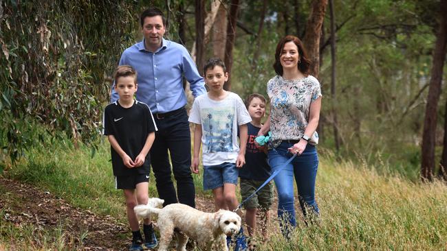 Matthew Guy says being in Opposition is “a hard slog”. Picture: Tony Gough