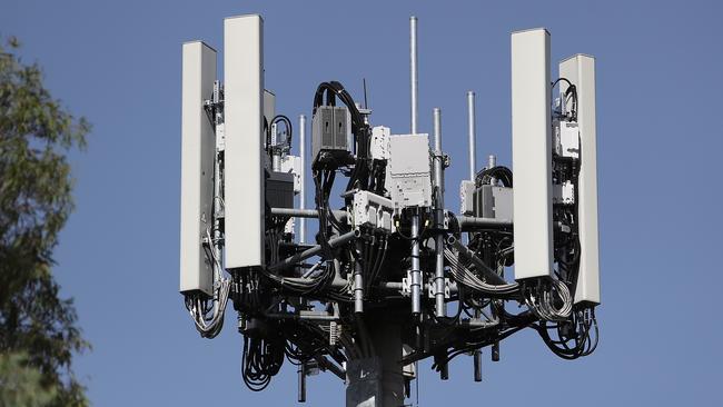 Proceeds from the sale of mobile trasnmission infrastructure sites are expected to be used by Optus to fund further 5G rollout. Picture: Kym Smith