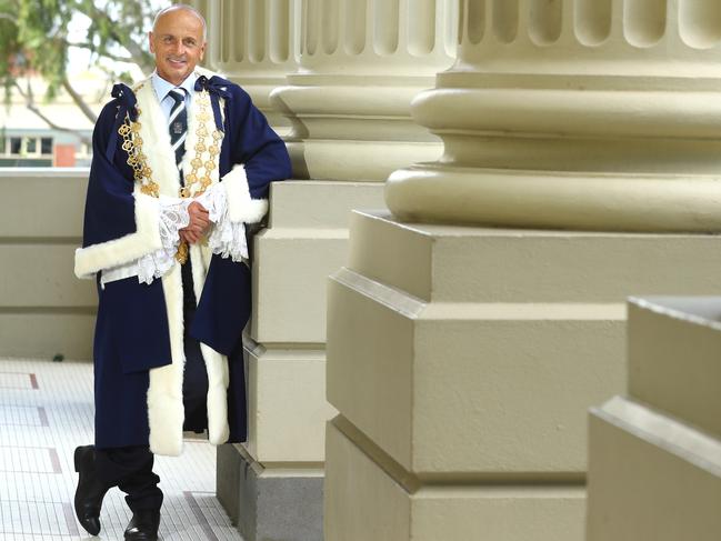 Geelong mayor Stretch Kontelj, believes we live in a lucky country that should be celebrated. Picture: Alison Wynd