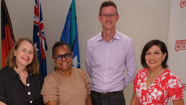 Ahead of the March 20 Cost of Living Summit on Thursday Island, Senator Nita Green, Cook MP Cynthia Lui, Minister Transport and Main Roads Mark Bailey and Communities and Housing Minister Leeanne Enoch discussed the major issues facing the Torres Strait community. Picture: Supplied