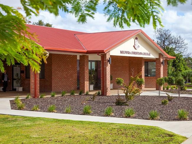 Mildura Christian College campus. Picture: Facebook