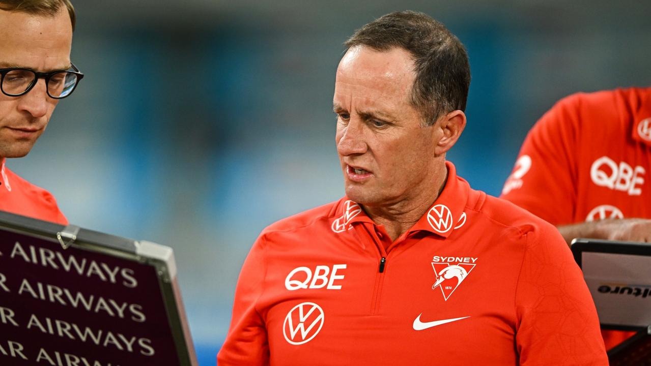 Sydney assistant coach Don Pyke is reportedly on the radar for the vacant Essendon job. Picture: Daniel Carson