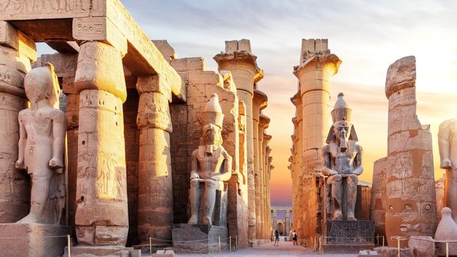 The astounding temple at Luxor.