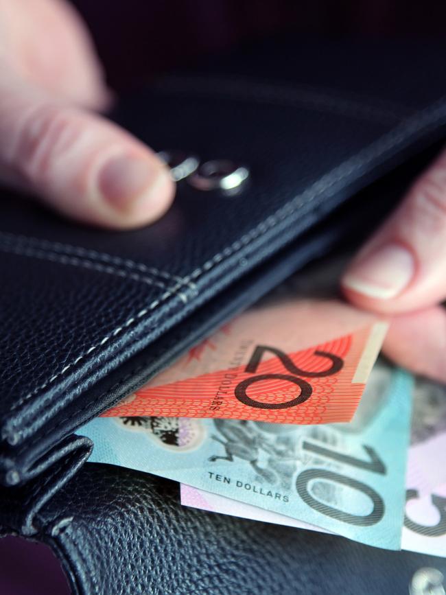 Aussies don’t carry cash as much. Picture: iStock