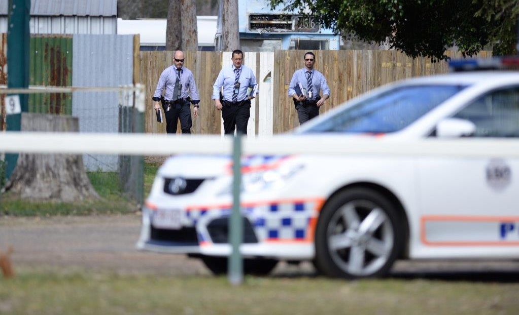 Crime scene at Atkinson Dam The Courier Mail