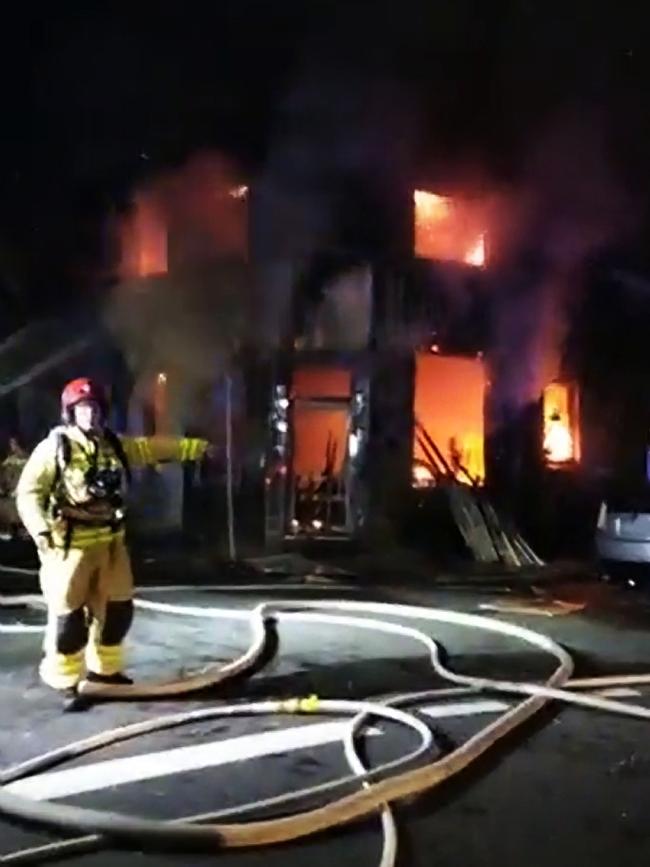 The fire at Vajda House claimed the lives of three occupants. Picture: FRNSW