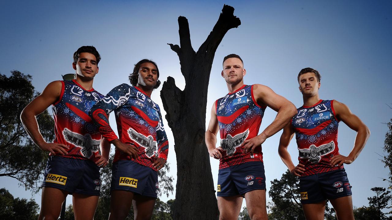 AFL: Melbourne barred from wearing Indigenous round guernsey vs Western  Bulldogs due to clash