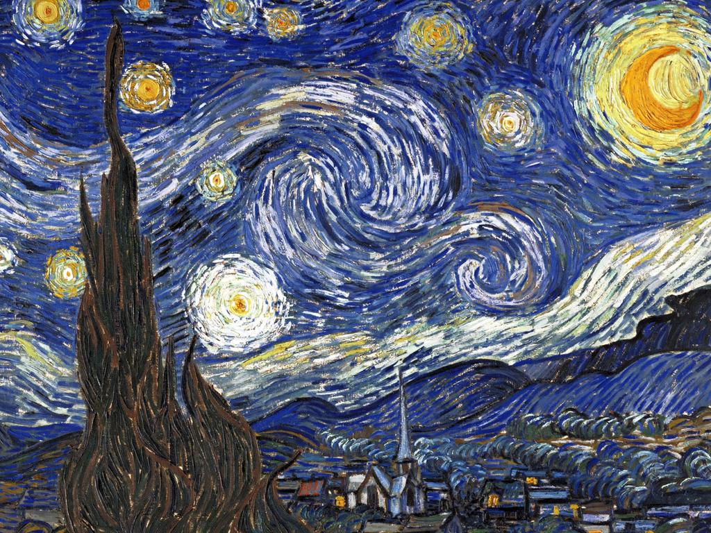 ‘The Starry Night’ by Vincent van Gogh looks similar to a photo captured by Canadian tourist, Doron Berlin. Picture: Universal History Archive/Universal Images Group via Getty Images.