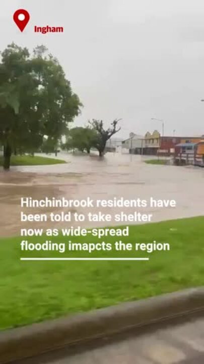 Ingham's streets turn to rivers