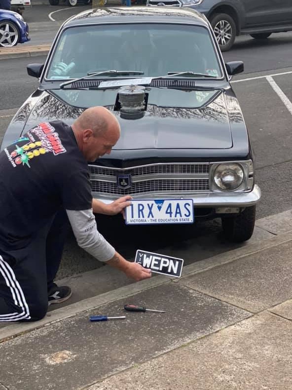 Peter Hansen been left furious after his personalised number plates were cancelled by VicRoads.