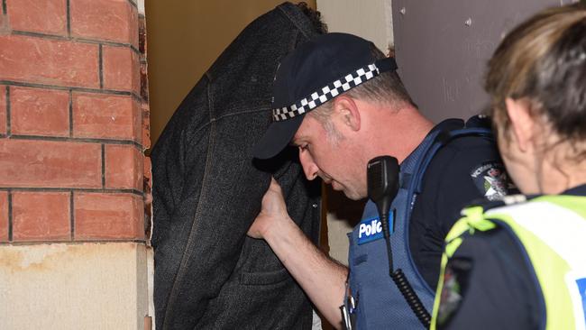 Adrian Basham at Bairnsdale Magistrate's Court in August last year. Picture: Lawrence Pinder